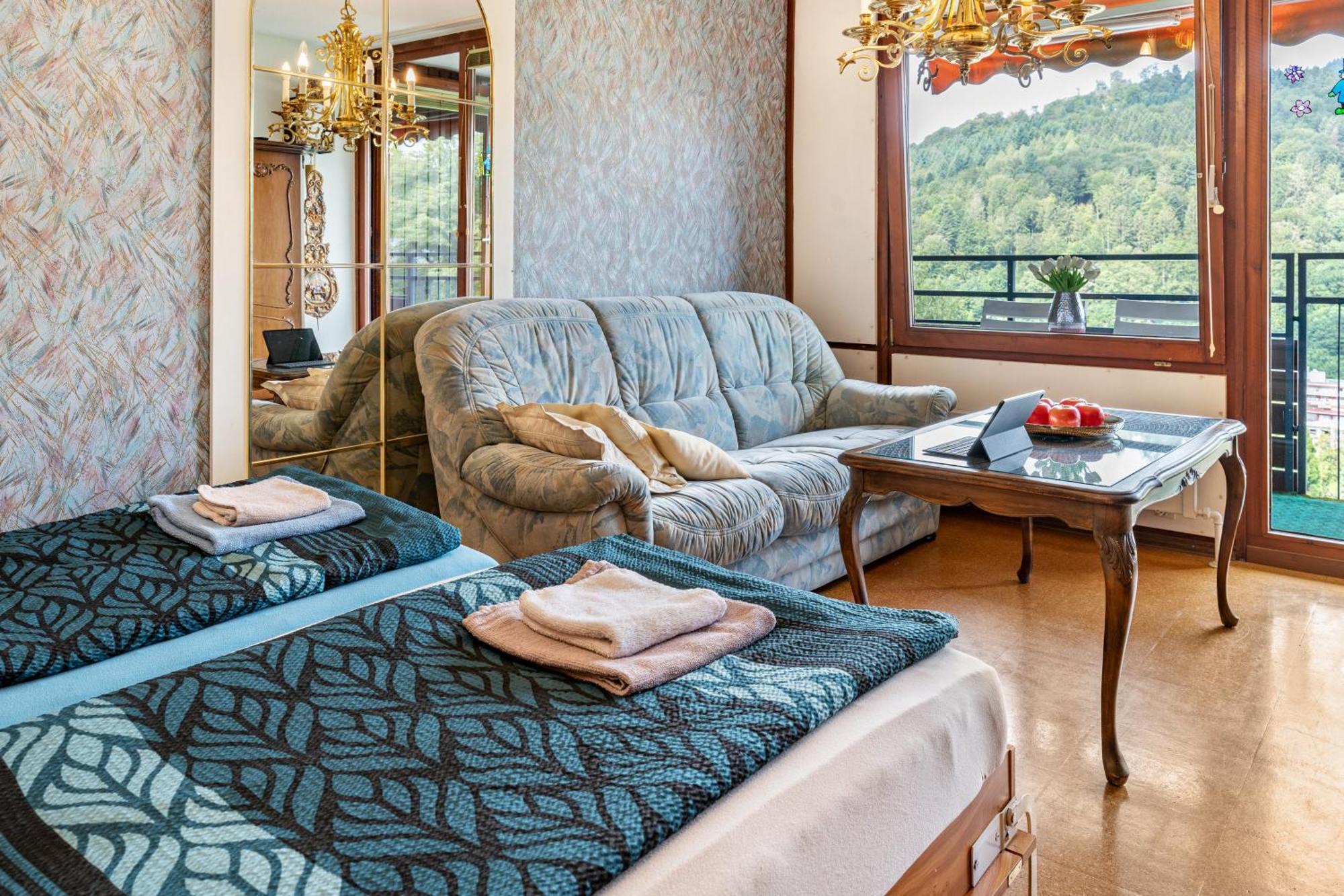 Ferienwohnung Adrion Bad Herrenalb Exteriör bild
